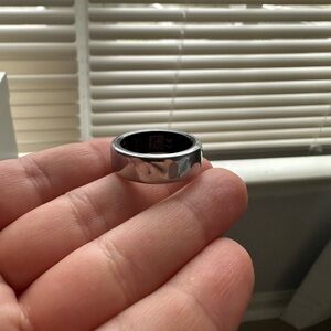 Oura Polished Silver Unisex Ring